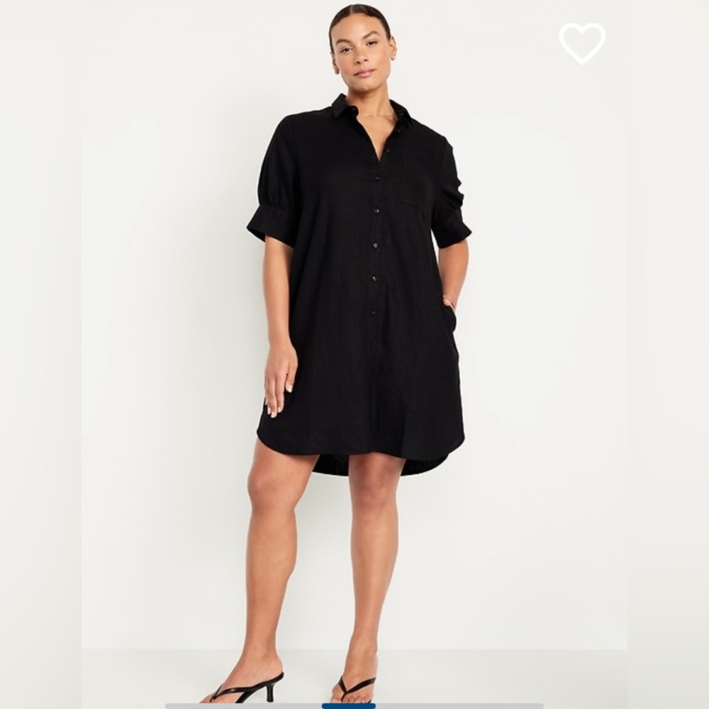 Old Navy Black Midi Dress